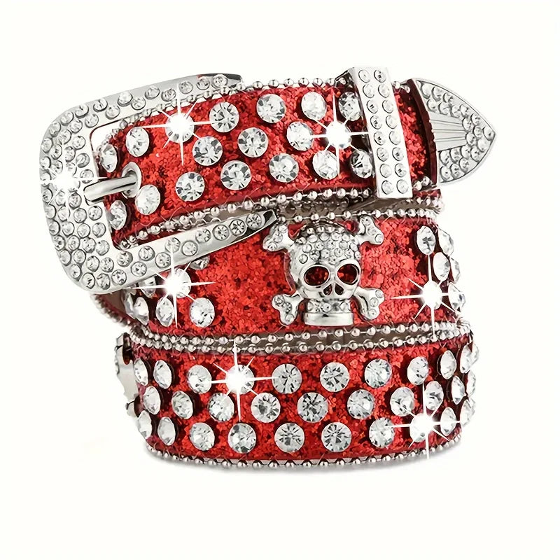 Stylish Rhinestone Y2K Woman's BB Belts