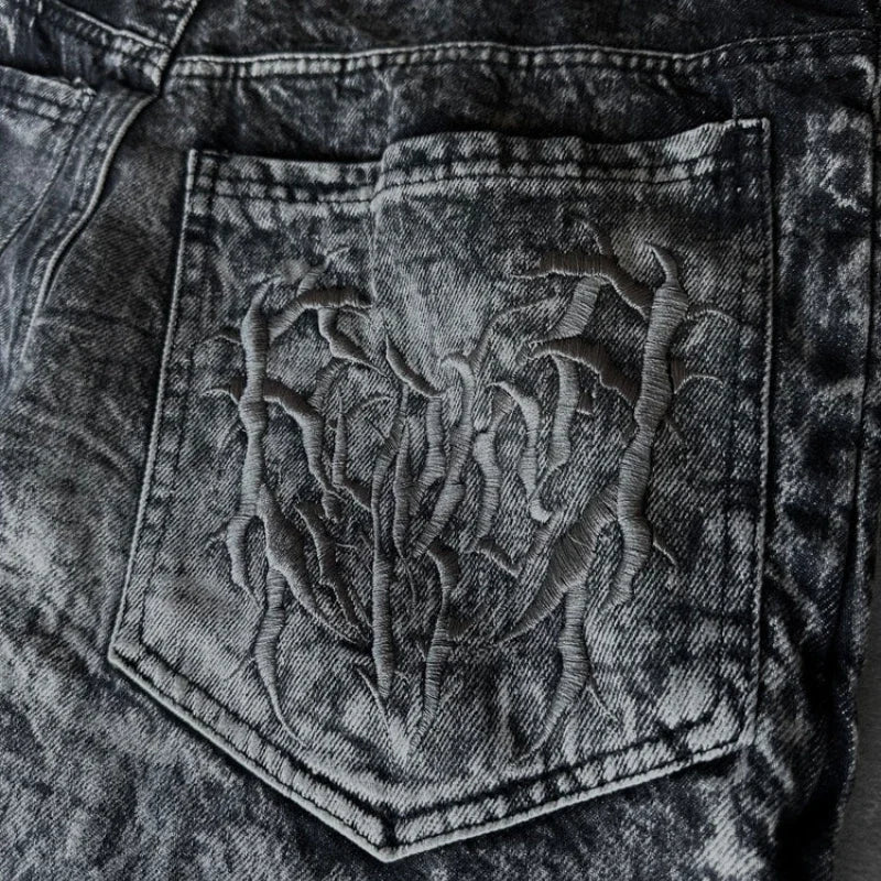 Unisex Oversized Gothic Streetwear Pants