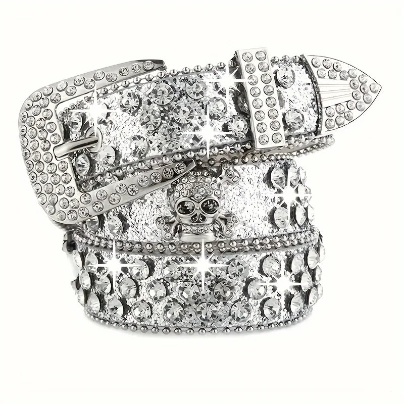 Stylish Rhinestone Y2K Woman's BB Belts