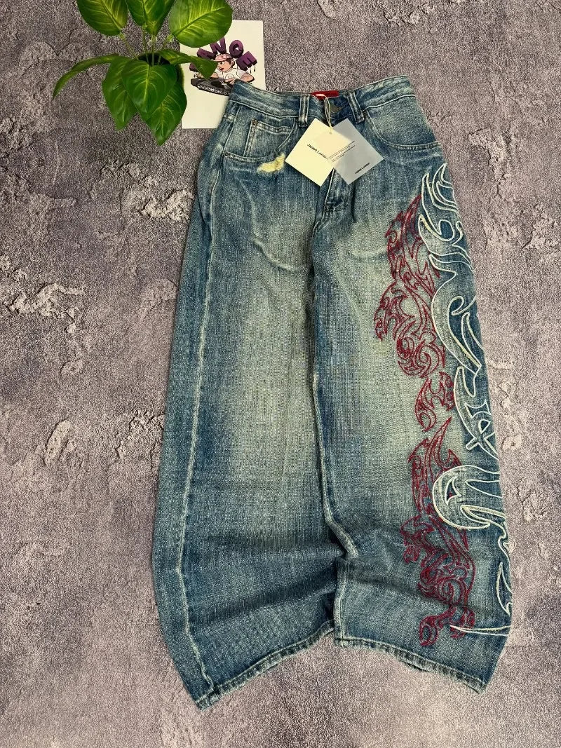 Y2K Casual Streetwear Jeans