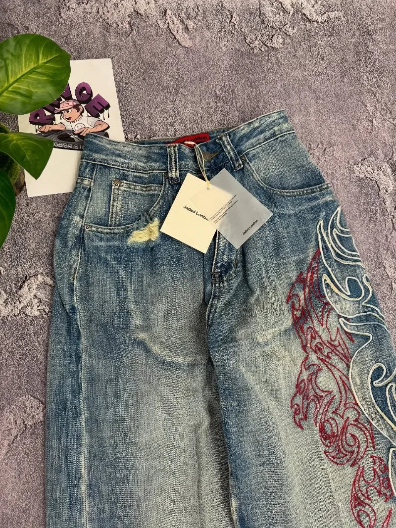 Y2K Casual Streetwear Jeans