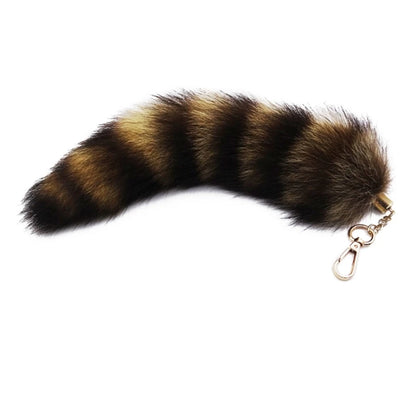 28cm Plush-Fox Tail Keychain